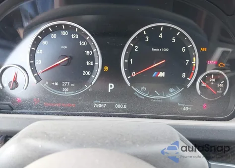 2014 BMW M6 Base (M7) z USA, uszkodzony, nr VIN WBSLZ9C52ED651041